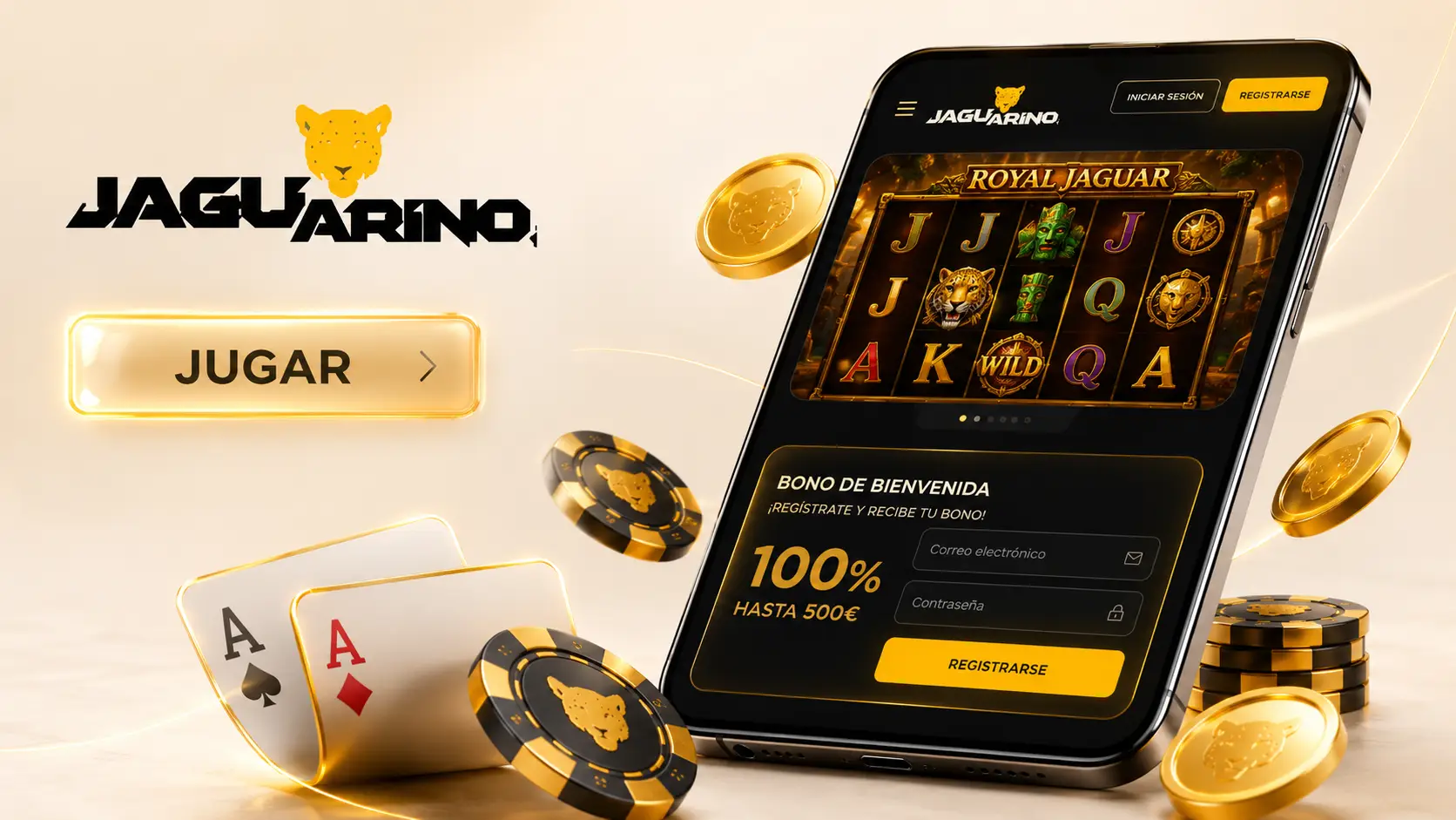 Datos clave de Jaguarino Casino